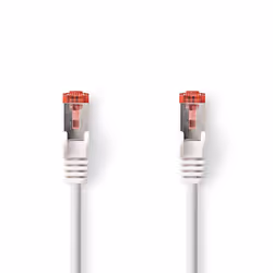 Nedis CCGP85221WT10 câble de réseau Blanc 1 m Cat6 S/FTP (S-STP)