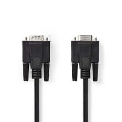 Nedis CCGP59100BK200 câble vidéo et adaptateur 20 m VGA (D-Sub) Noir