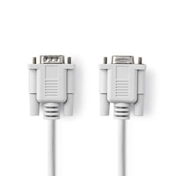 Nedis CCGP52010IV20 câble VGA 2 m VGA (D-Sub) Ivoire