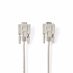 Nedis CCGP52010IV30 câble vidéo et adaptateur 3 m VGA (D-Sub) Ivoire