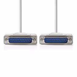 Nedis CCGP52100IV50 câble Série Ivoire 5 m DB-25