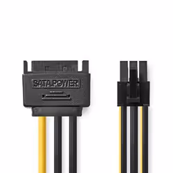 Nedis CCGP74200VA015 câble d'alimentation interne 0,15 m