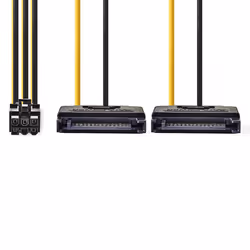 Nedis CCGP74205VA015 câble d'alimentation interne 0,15 m