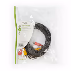 Nedis CVGP24300BK50 câble video composite Noir