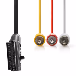 Nedis CVGP31130BK20 Câble SCART Noir