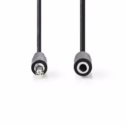 Nedis CAGP22050BK10 câble audio 1 m 3,5mm Noir