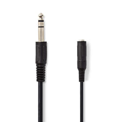 Nedis CAGP23050BK50 câble audio 5 m 6,35 mm Noir