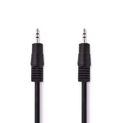 Nedis CAGP21000BK10, Acier plaqué de cuivre (ccs), 1 m, Noir
