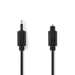 Nedis CAGP25100BK10 câble audio 1 m TOSLINK Noir