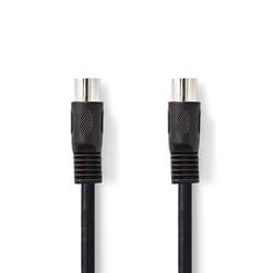Nedis CAGP20000BK10 câble audio 1 m DIN (5-pin) Noir