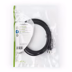 Nedis CAGP20000BK20 câble audio 2 m DIN (5-pin) Noir