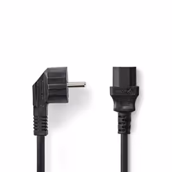 Nedis CEGP10000BK100, 10 m, Prise d'alimentation type E, Coupleur C13