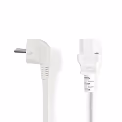 Nedis CEGP10000WT30, 3 m, Prise d'alimentation type E, Coupleur C13