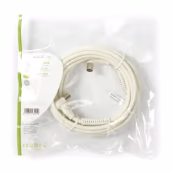 Nedis CSGP40120WT50 câble coaxial Blanc