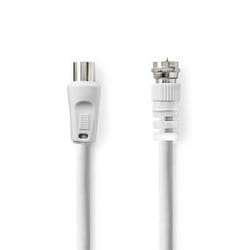 Nedis CSGP41800WT20 câble coaxial 2 m Type F IEC Blanc