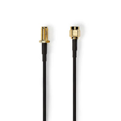 Nedis CSGP02210BK10 câble de signal Noir