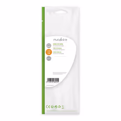 Nedis CCGP60010BK02 câble USB 0,2 m USB 2.0 USB A Noir