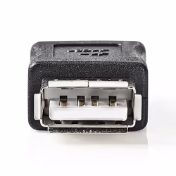 Nedis CCGP60900BK changeur de genre de câble USB Type-A Female USB A Female Noir