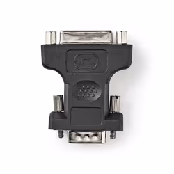 Nedis CCGP32901BK, VGA, DVI-I 24+5-Pin, Noir
