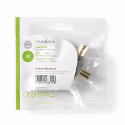 Nedis CSGP40951ME séparateur ou commutateur de câbles Argent