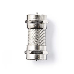 Nedis CSGP41941ME connecteur de fils F-Type Argent
