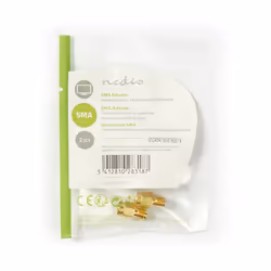 Nedis CSGP02111GD changeur de genre de câble SMA Male SMA Female Or