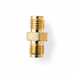 Nedis SMA Adapter, SMA, SMA, SMA, Femelle, Femelle, Or