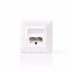 Nedis CCGP89150IV, Cat5/Cat6, Blanc, Polyvinyl chloride (PVC), CE, 55 mm, 105 mm
