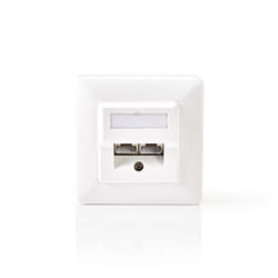 Nedis CCGP89150IV boîte de jonction réseau Cat5/Cat6 Blanc