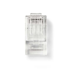 Nedis CCGP89304TP connecteur de fils RJ45 Transparent