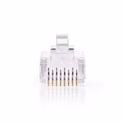 Nedis CCGP89304TP connecteur de fils RJ45 Transparent