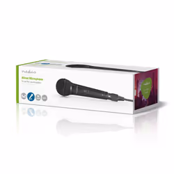 Nedis MPWD25BK microphone Noir Microphone pour instrument