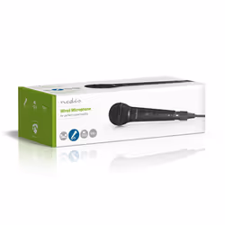 Nedis MPWD25BK microphone Noir Microphone pour instrument - Vue supplémentaire 4