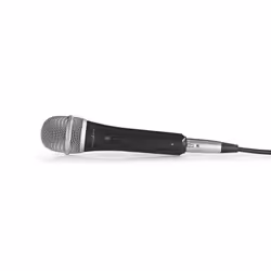 Nedis MPWD50CBK microphone Noir, Gris Microphone pour instrument