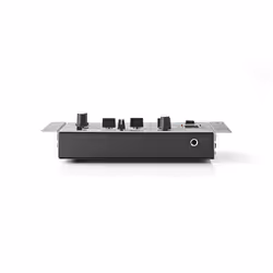 Nedis MIXD050GY table de mixage audio Argent, Noir