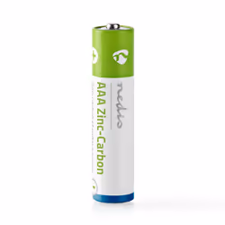 Nedis BAZCR034BL, Batterie à usage unique, AAA, Zinc-Carbone, 1,5 V, 4 pièce(s), Bleu, Vert