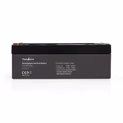 Nedis BALA200012V, Sealed Lead Acid (VRLA), 12 V, 1 pièce(s), Noir, 2000 Ah, 175 mm