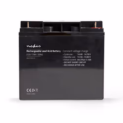 Nedis BALA1700012V, Batterie rechargeable, Sealed Lead Acid (VRLA), 12 V, 1 pièce(s), 7000 mAh, Noir