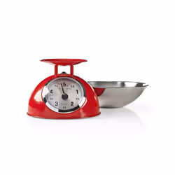 Nedis KASC110RD escabeaux de cuisine Rouge, Acier inoxydable Comptoir Balances de cuisine mécaniques - Vue supplémentaire 6