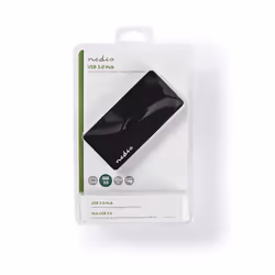 Nedis UHUBU3420BK hub & concentrateur USB 3.2 Gen 1 (3.1 Gen 1) Micro-B Noir - Vue supplémentaire 4