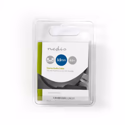 Nedis CAGB22100BK02 câble audio 0,2 m 3,5mm 2 x 3.5mm Anthracite