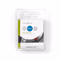 Nedis CAGB22250BK02 câble audio 0,2 m 3,5mm 2 x RCA Noir