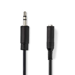 Nedis CAGB22550BK02 câble audio 0,2 m 3,5mm 6,35 mm Noir