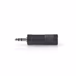 Nedis CAGB22935BK, 3.5 mm, 6.35 mm Female, Noir
