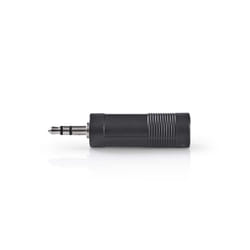 Nedis CAGB22935BK changeur de genre de câble 3.5 mm 6.35 mm Female Noir