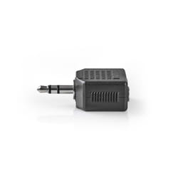 Nedis CAGB22945BK changeur de genre de câble 3.5 mm 2x 3.5 mm Female Noir