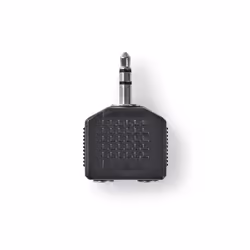 Nedis CAGB22945BK changeur de genre de câble 3.5 mm 2x 3.5 mm Female Noir
