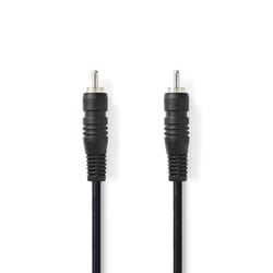 Nedis CAGB24170BK20 câble audio 2 m RCA Noir