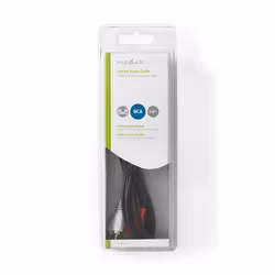 Nedis CAGB24200BK20 câble audio 2 m 2 x RCA Noir