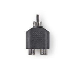 Nedis CAGB24940BK changeur de genre de câble RCA 2x RCA Female Noir